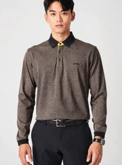 Polo Lee Cooper Noir Manches Longues