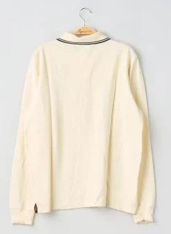 Polo Marina Militaire Beige Manches Longues