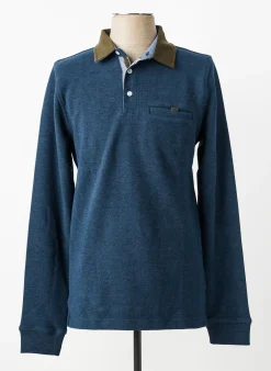 Polo Mcs Bleu Manches Longues