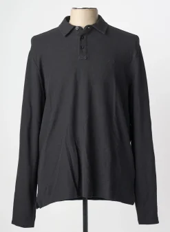 Polo Mustang Noir Manches Longues