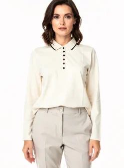 Polo Sheego Beige Manches Longues