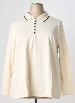 Polo Sheego Beige Manches Longues