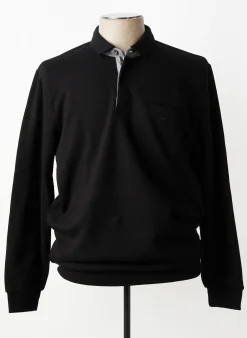 Polo Stil Park Noir Manches Longues