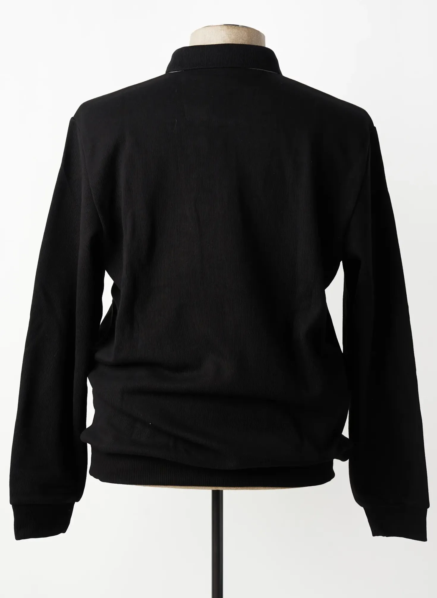 Polo Stil Park Noir Manches Longues