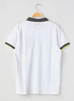 Polo Teddy Smith Blanc Manches Courtes