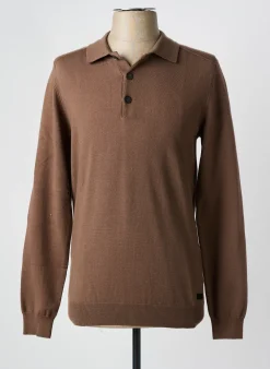 Polo Teddy Smith Marron