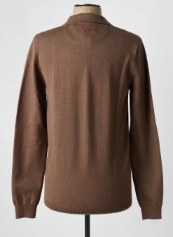 Polo Teddy Smith Marron