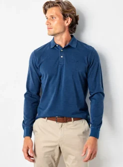 Polo Tom Tailor Bleu Manches Longues