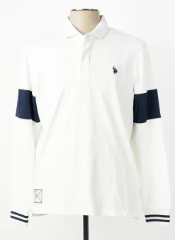 Polo U.s. Polo Assn Blanc Manches Longues