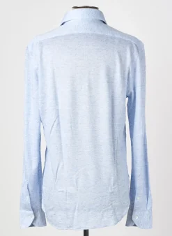 Polo Xacus Bleu Manches Longues