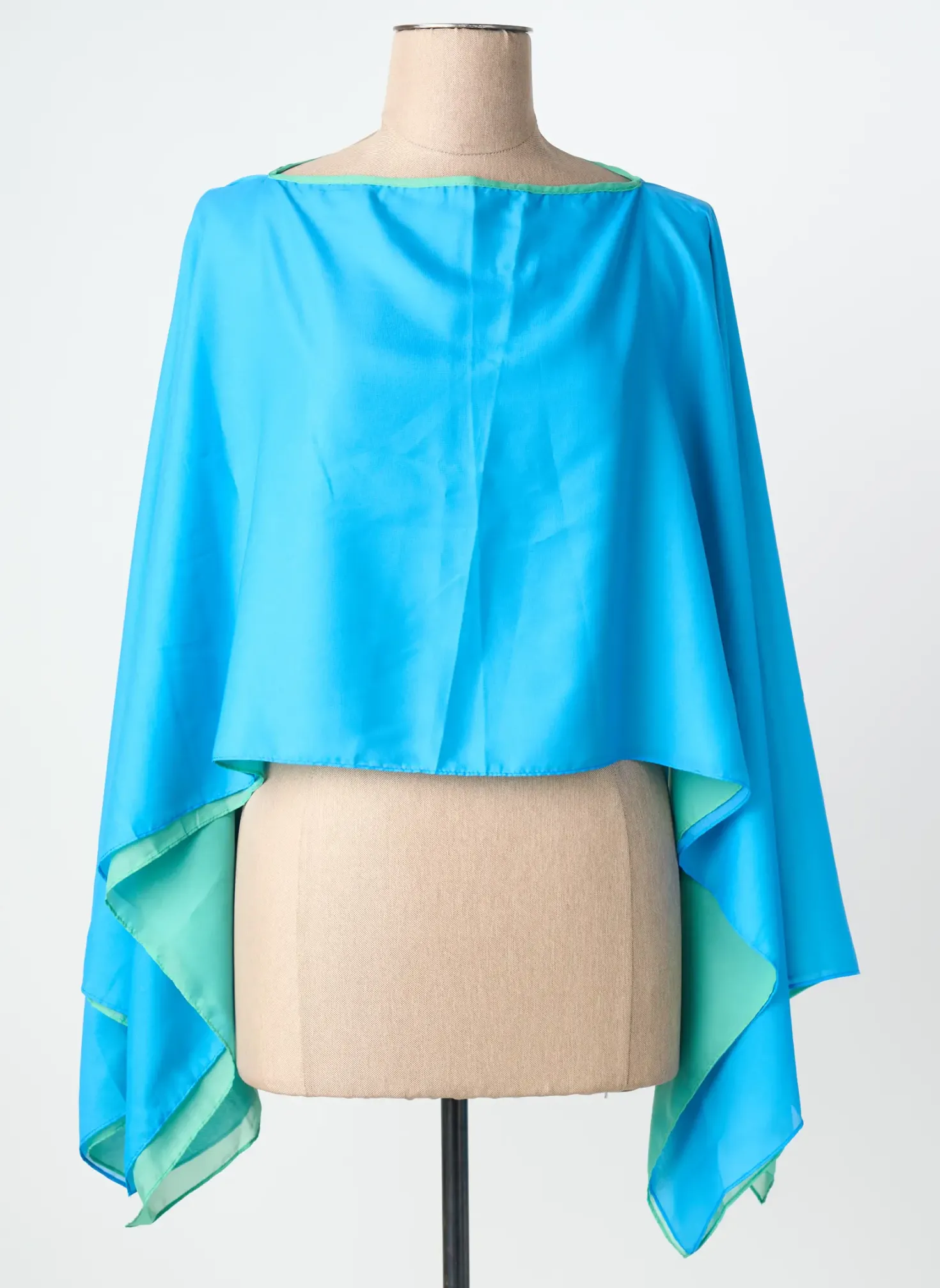 Poncho Diana Gallesi Bleu