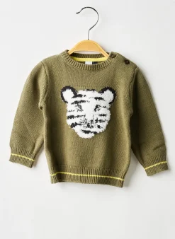 Pull Absorba Vert Manches Longues