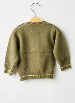 Pull Absorba Vert Manches Longues