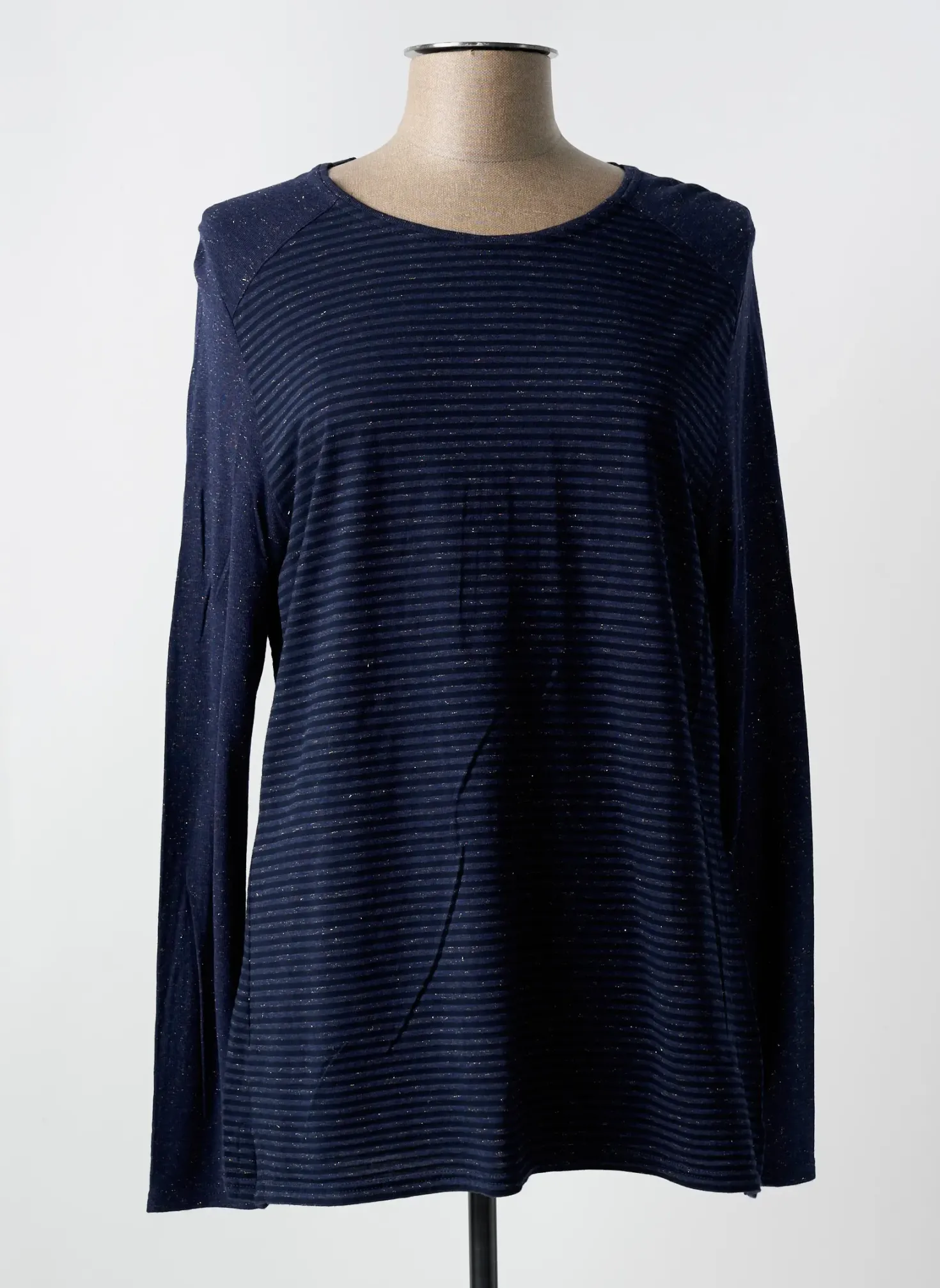 Pull Armor Lux Bleu Manches Longues