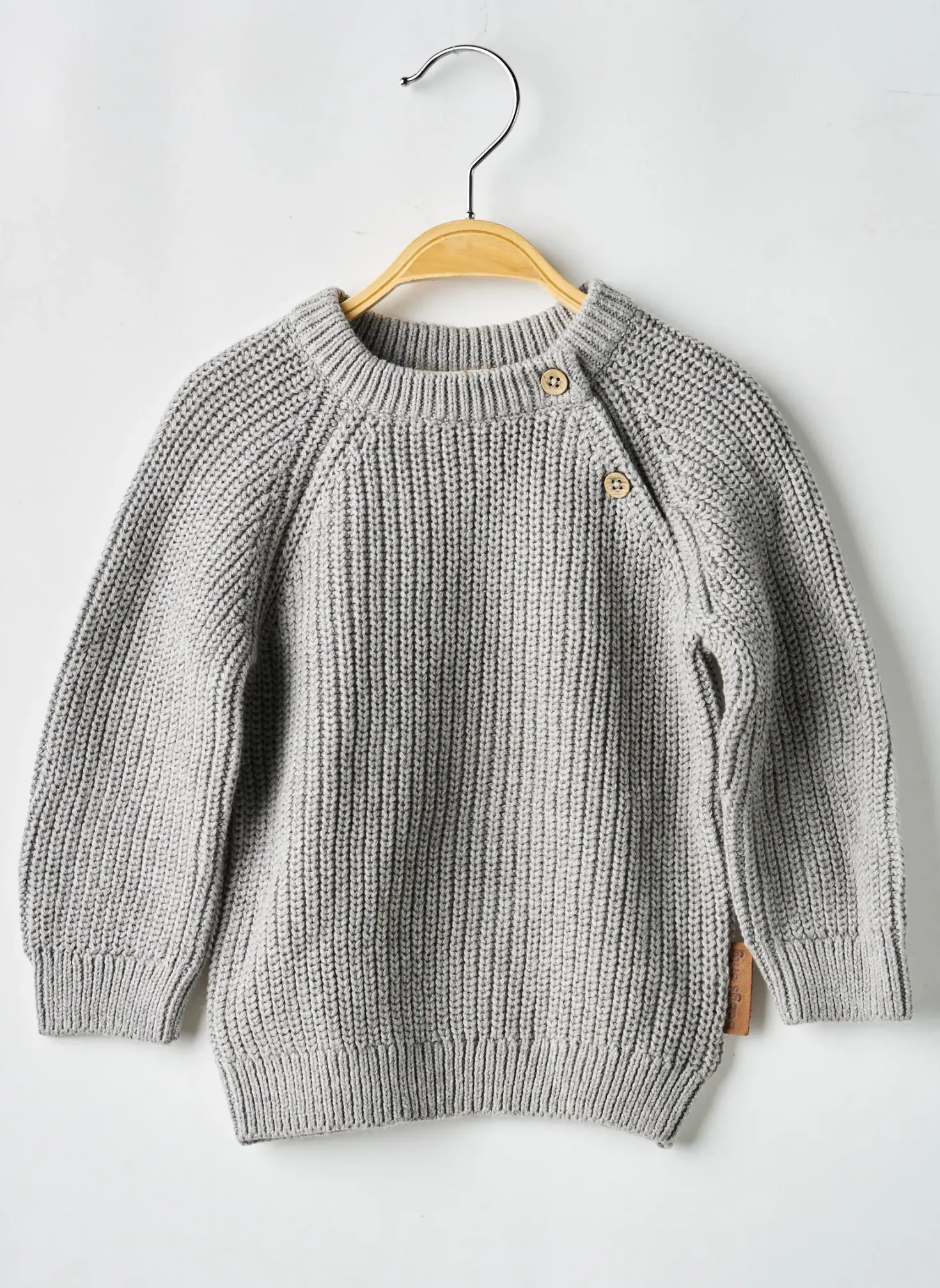 Pull Baby's Only Gris Manches Longues