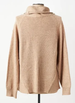 Pull Barbara Lebek Beige Manches Longues