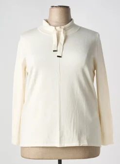 Pull Barbara Lebek Beige Manches Longues