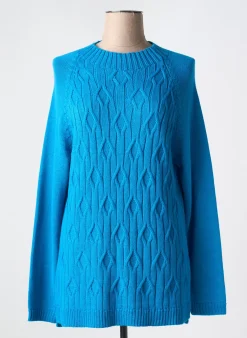 Pull Bariloche Bleu Manches Longues