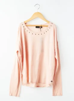Pull Beckaro Rose Manches Longues