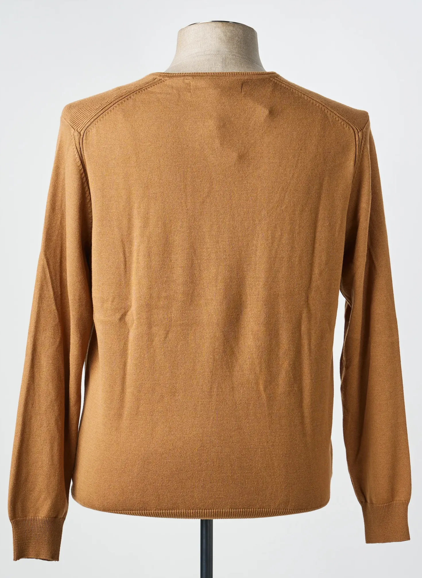 Pull Benson & Cherry Marron Manches Longues