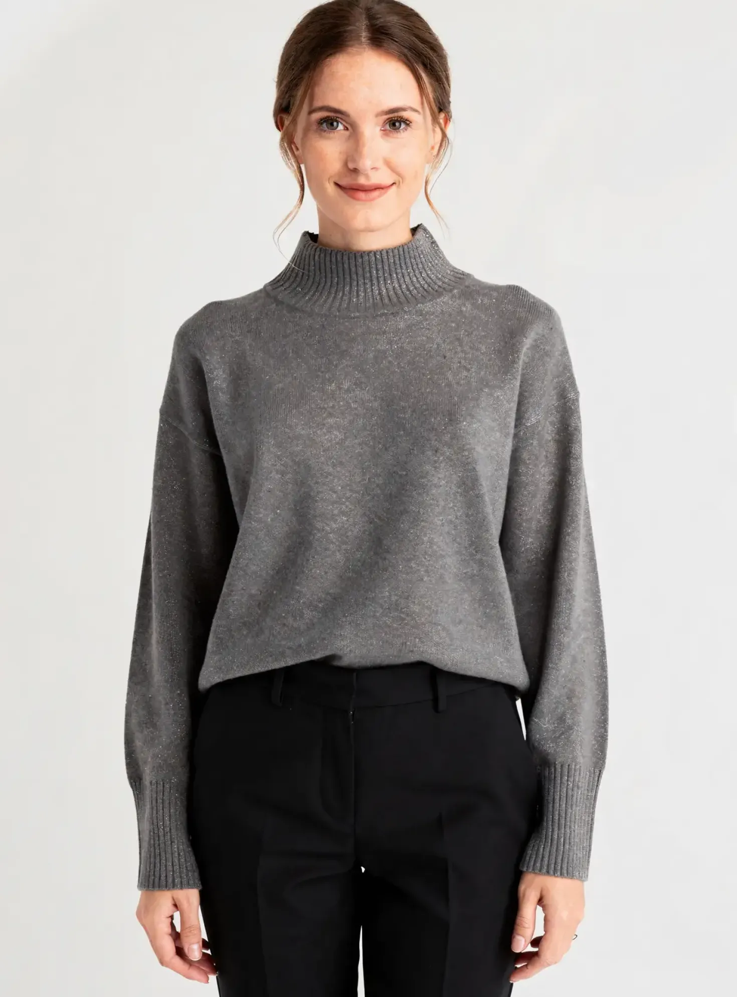 Pull Betty Barclay Gris Manches Longues
