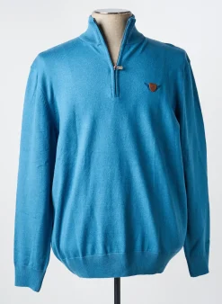 Pull Black Wellis Bleu Manches Longues