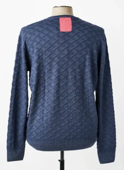 Pull Bob Bleu Manches Longues