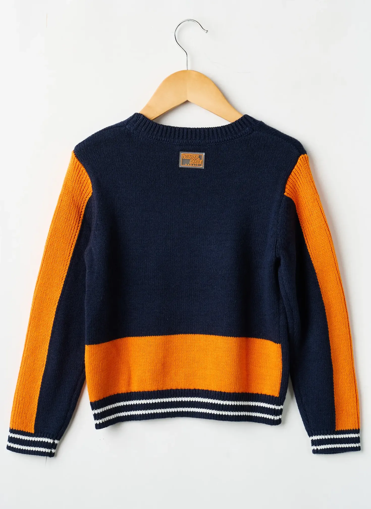 Pull Boboli Bleu Manches Longues
