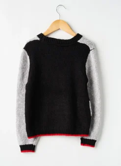 Pull Boboli Gris Manches Longues
