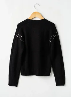 Pull Boboli Noir Manches Longues