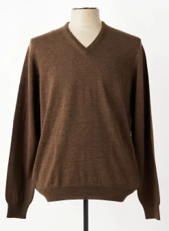 Pull Brown Jury Marron Manches Longues