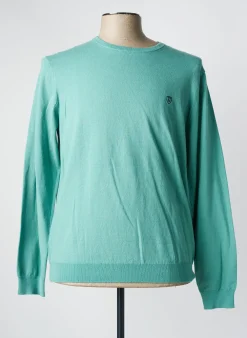 Pull Cambridge Vert Manches Longues