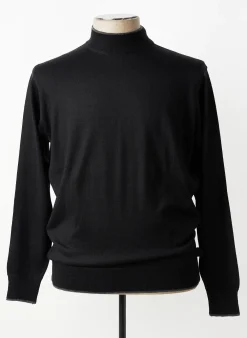 Pull Cap 10 Ten Noir Manches Longues