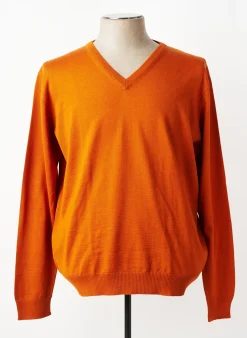 Pull Cap 10 Ten Orange Manches Longues
