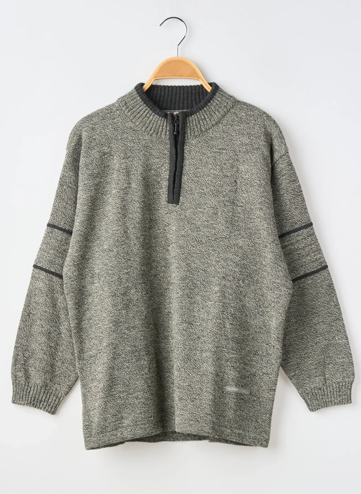 Pull Cbk Gris Manches Longues