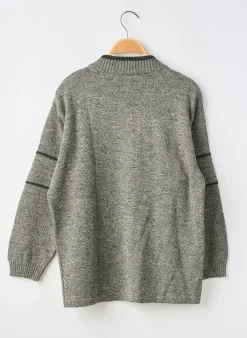 Pull Cbk Gris Manches Longues