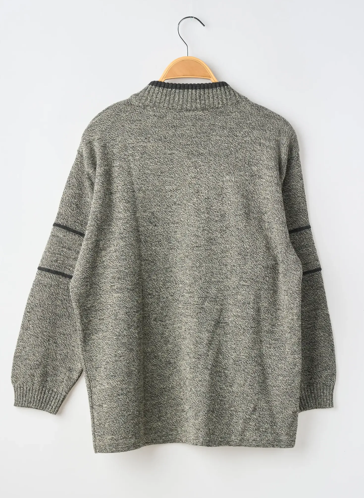 Pull Cbk Gris Manches Longues