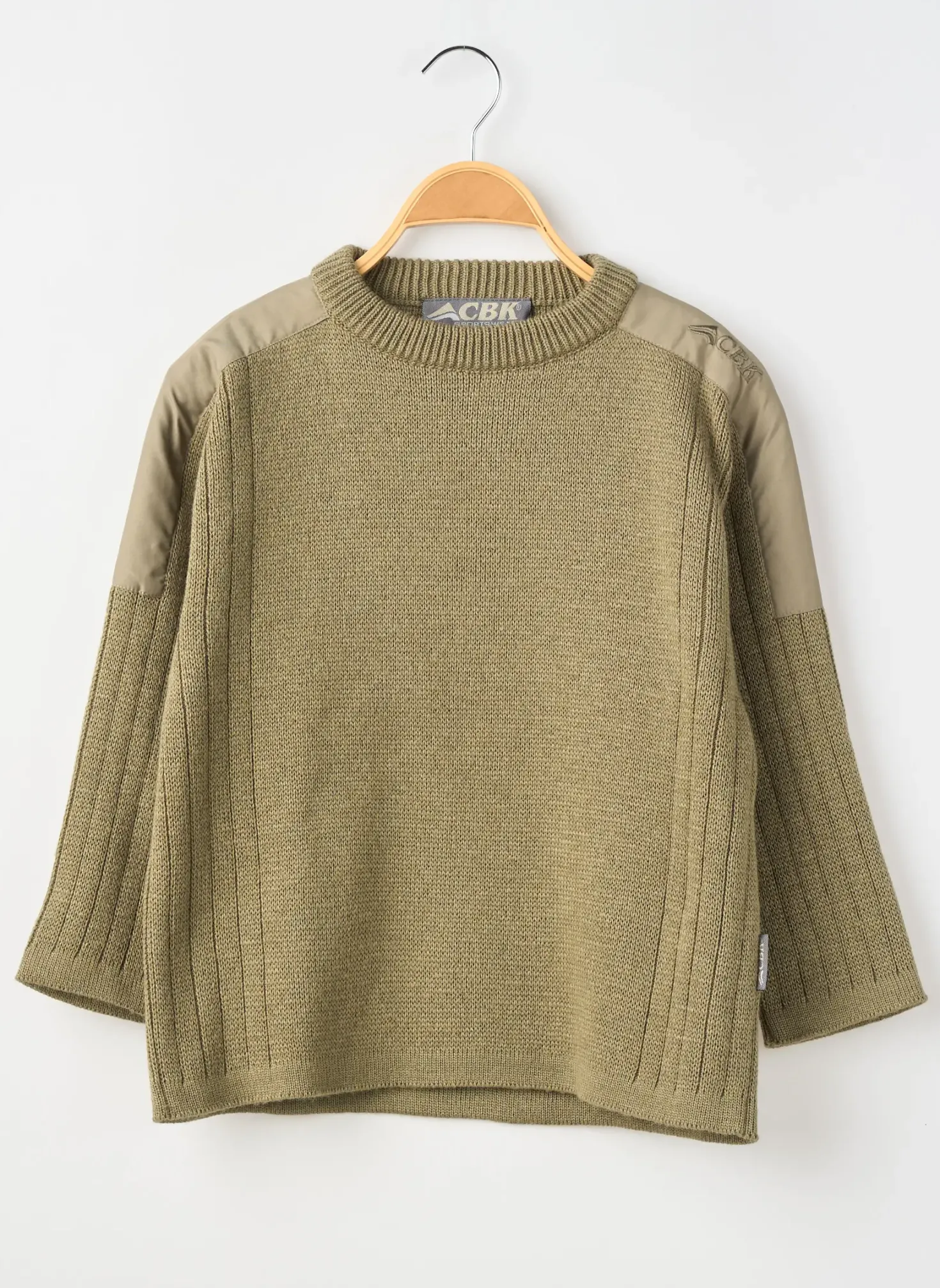 Pull Cbk Vert Manches Longues
