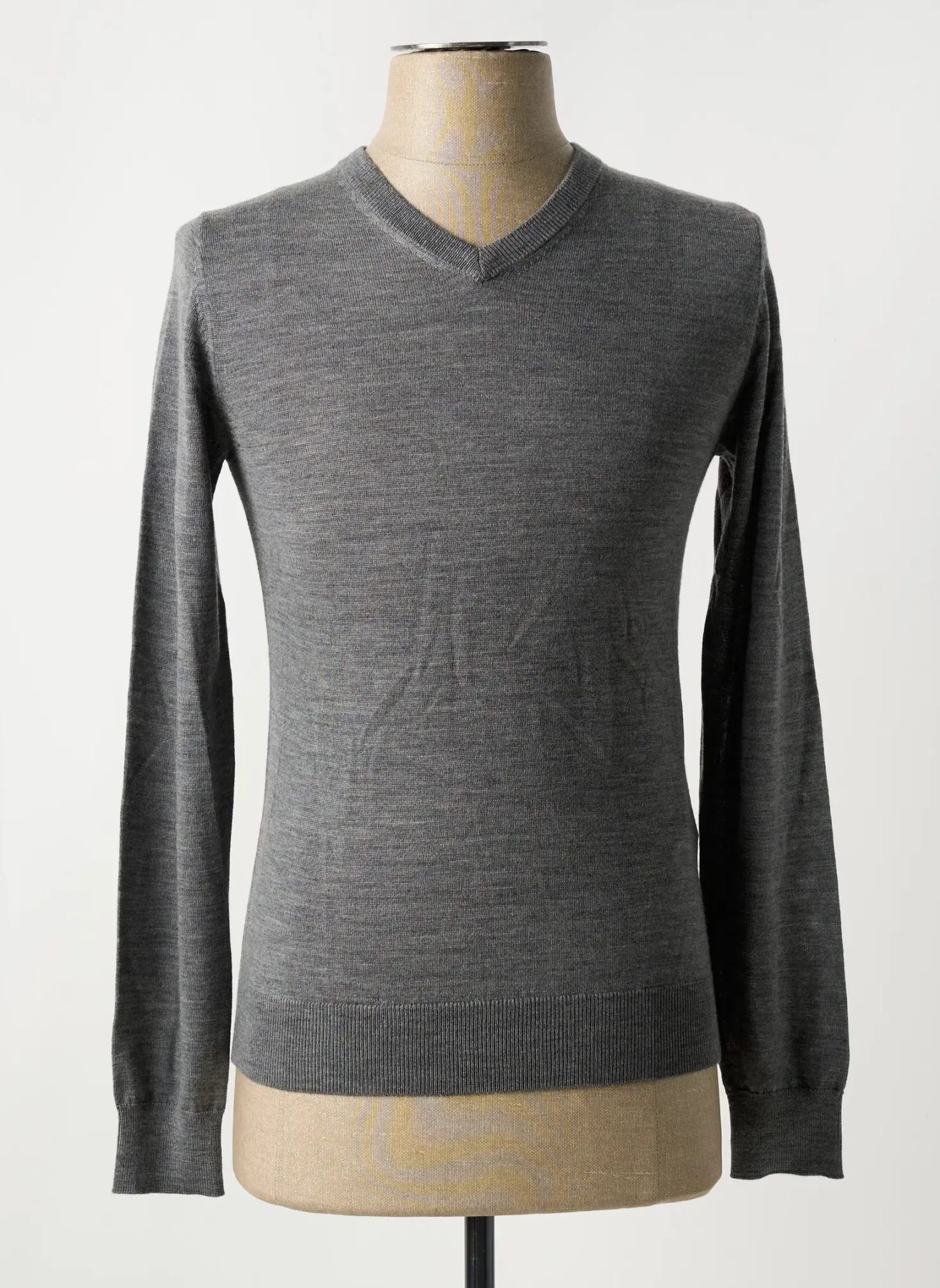 Pull Celio Gris Manches Longues
