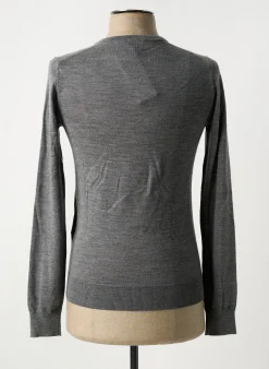 Pull Celio Gris Manches Longues