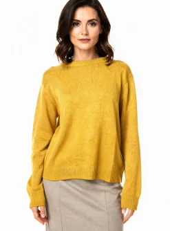 Pull Civico 1 Jaune Manches Longues