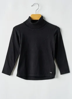 Pull Col Roulé Mayoral Noir Manches Longues