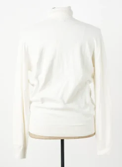Pull Col Roulé U.s. Polo Assn Beige Manches Longues