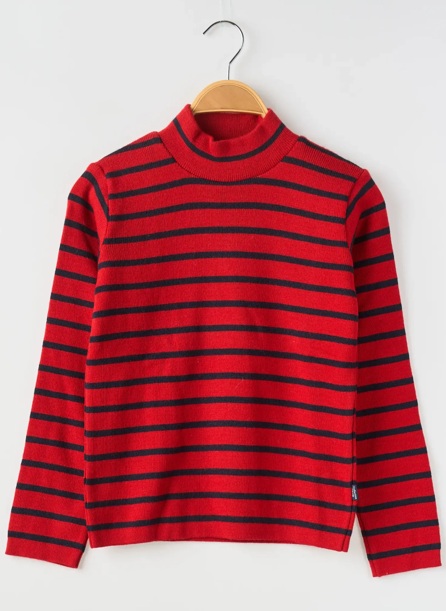 Pull Coudemail Rouge Manches Longues