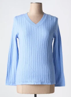 Pull Damart Bleu Manches Longues