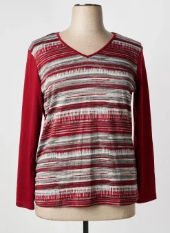 Pull Damart Rouge Manches Longues