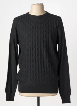 Pull Delahaye Noir Manches Longues