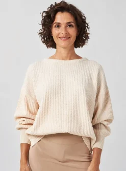 Pull Devernois Beige Manches 3/4