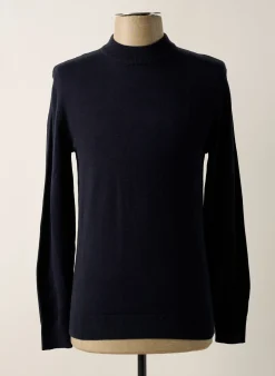 Pull Edc Bleu Manches Longues