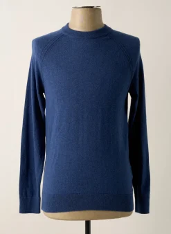 Pull Edc Bleu Manches Longues